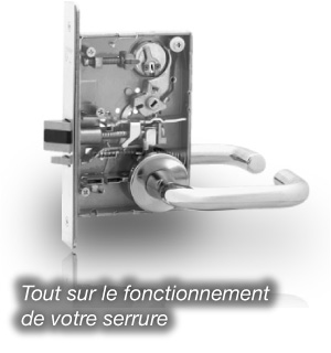 Fonctionnement d'ne serrure