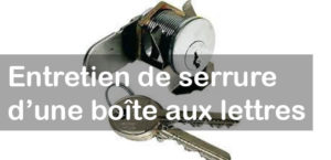 Entretient Boite au lettres