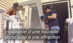 installation d'un bloc-porte sur Paris 20